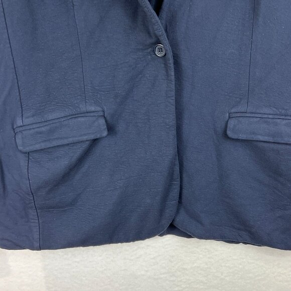 Philosophy Womens Blue Button Blazer Jacket Size XL Long Sleeve Office Formal - Picture 4 of 11